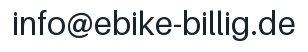 Email address: info@ebike-billig.de